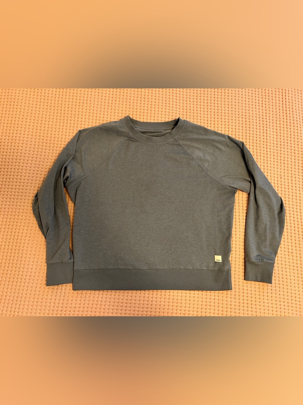 Vuori Halo Crewneck Sweatshirt Womens XS Blue Gray VW241 DreamKnit Pullover